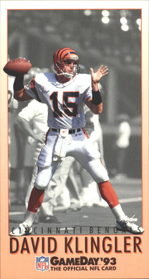 1993 Topps Stadium Club - Super Teams #CB.2 - Cincinnati Bengals (David  Klingler)