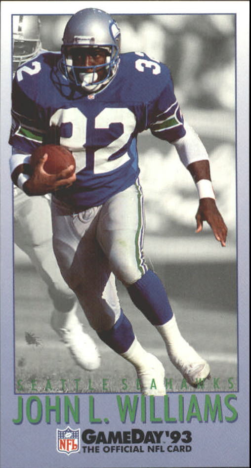 John L. Williams - Seahawks #343 Score 1990 NFL Football Trading Card