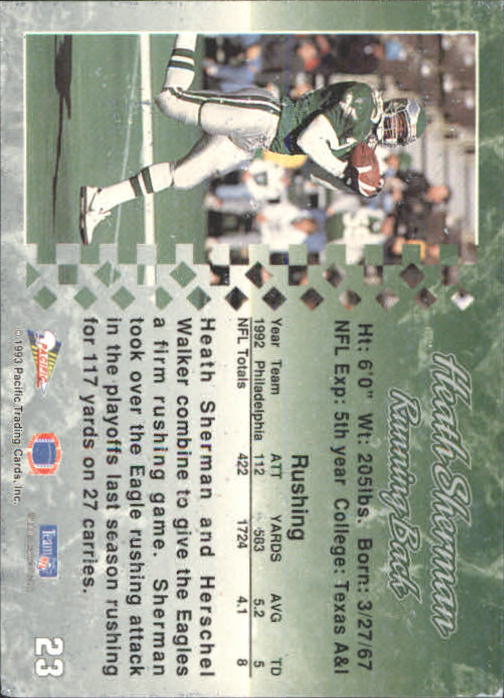 A6697- 1993 Pacific Football Cards 1-250 +Rookies -You Pick- 15+ FREE US SHIP - Bild 46 von 487