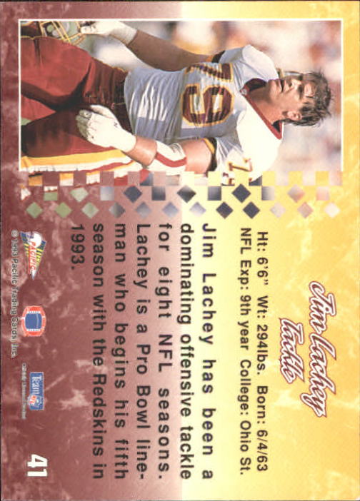 A6697- 1993 Pacific Football Cards 1-250 +Rookies -You Pick- 15+ FREE US SHIP - Bild 78 von 487