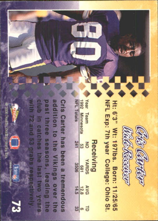 A6697- 1993 Pacific Football Cards 1-250 +Rookies -You Pick- 15+ FREE US SHIP - Bild 141 von 487