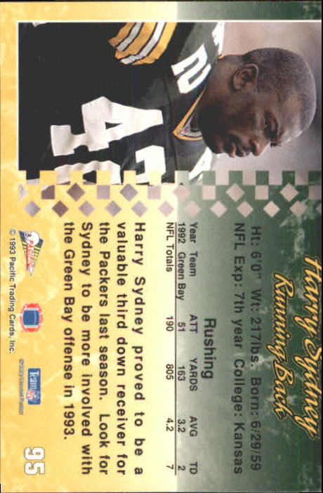 A6697- 1993 Pacific Football Cards 1-250 +Rookies -You Pick- 15+ FREE US SHIP - Bild 185 von 487
