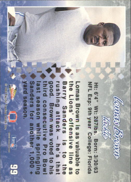 A6697- 1993 Pacific Football Cards 1-250 +Rookies -You Pick- 15+ FREE US SHIP - Bild 193 von 487