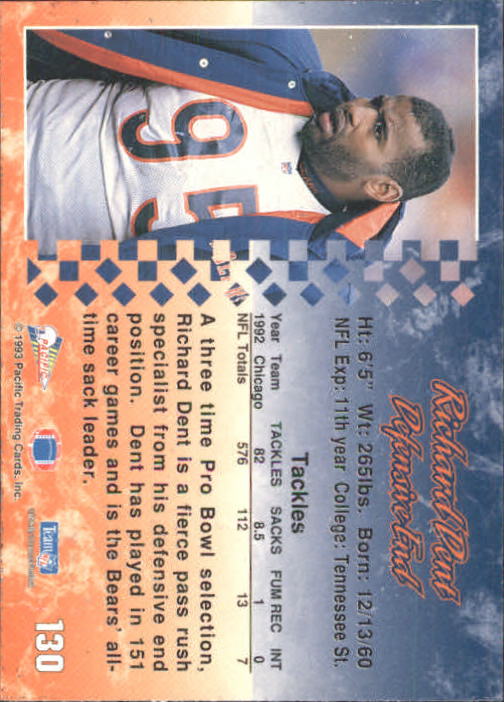 A6697- 1993 Pacific Football Cards 1-250 +Rookies -You Pick- 15+ FREE US SHIP - Bild 255 von 487
