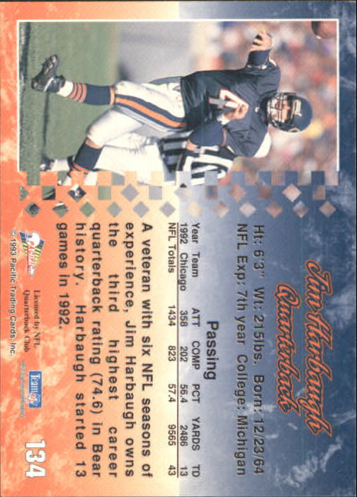A6697- 1993 Pacific Football Cards 1-250 +Rookies -You Pick- 15+ FREE US SHIP - Bild 263 von 487