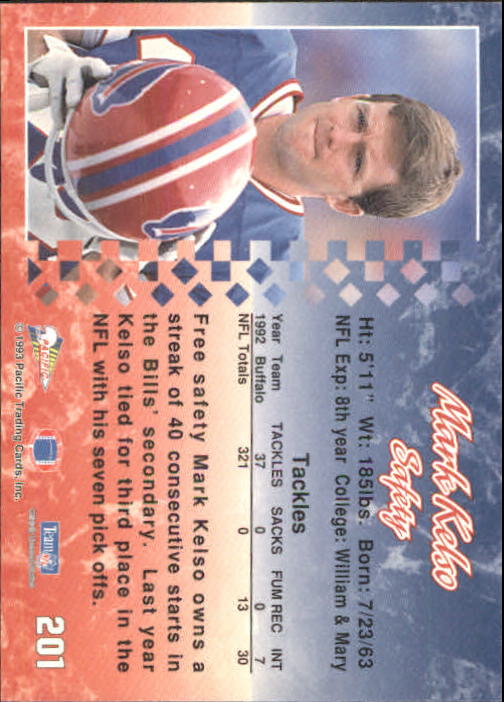 A6697- 1993 Pacific Football Cards 1-250 +Rookies -You Pick- 15+ FREE US SHIP - Bild 395 von 487