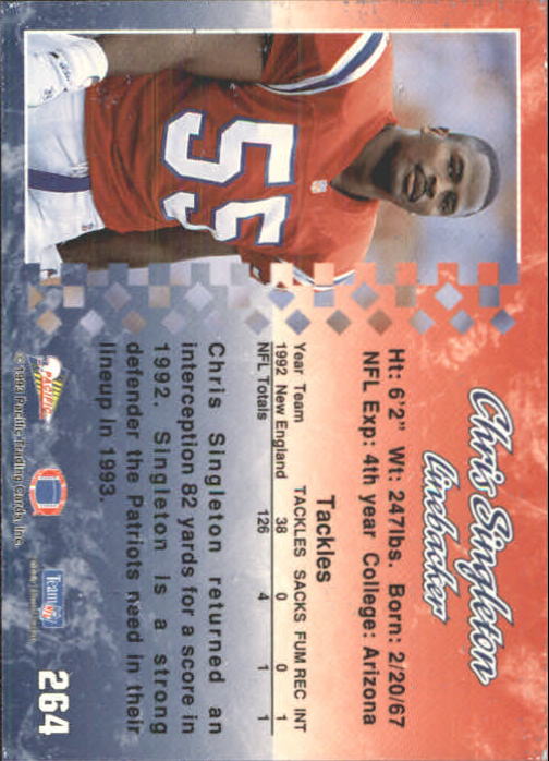 A6697- 1993 Pacific Football #s 251-440 +Inserts -You Pick- 15+ FREE US SHIP - Picture 29 of 351