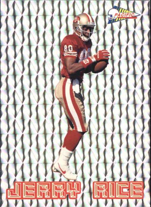 1993 Pacific Silver Prism Inserts #15 Jerry Rice