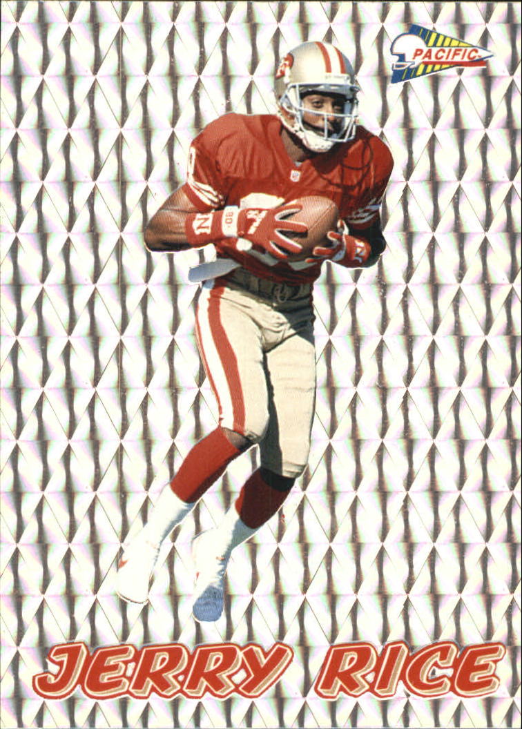 1991 Pacific Picks The Pros Gold Football Card #3 Jerry Rice San Francisco  49ers NM