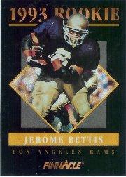 Jerome Bettis 1993 Upper Deck SP Foil RC Rookie Football Card 