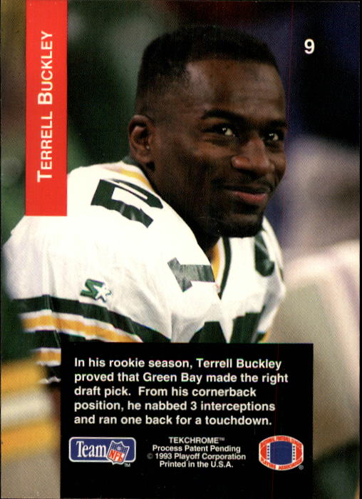1993 Playoff #9 Terrell Buckley back image