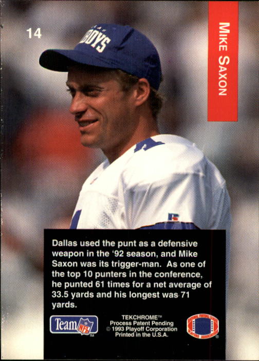 A6486- 1993 Playoff Football Cards 1-200 +Rookies -You Pick- 15+ FREE US SHIP - Picture 27 of 387