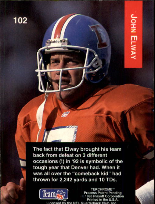 A6486- 1993 Playoff Football Cards 1-200 +Rookies -You Pick- 15+ FREE US SHIP - Picture 199 of 387