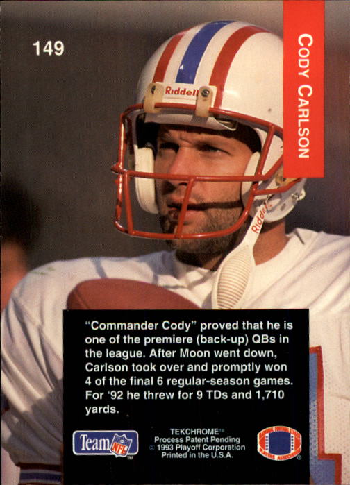 A6486- 1993 Playoff Football Cards 1-200 +Rookies -You Pick- 15+ FREE US SHIP - Picture 289 of 387