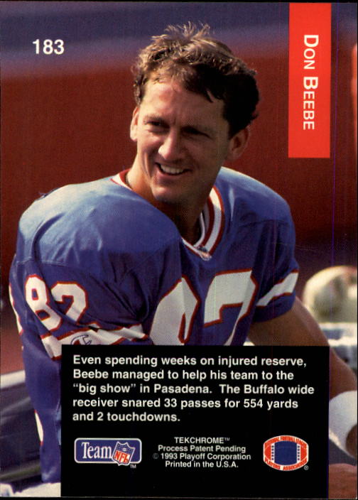 A6486- 1993 Playoff Football Cards 1-200 +Rookies -You Pick- 15+ FREE US SHIP - Picture 355 of 387