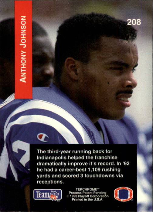 A6486- 1993 Playoff Football #s 201-315 + Inserts -You Pick- 15+ FREE US SHIP - Picture 17 of 243