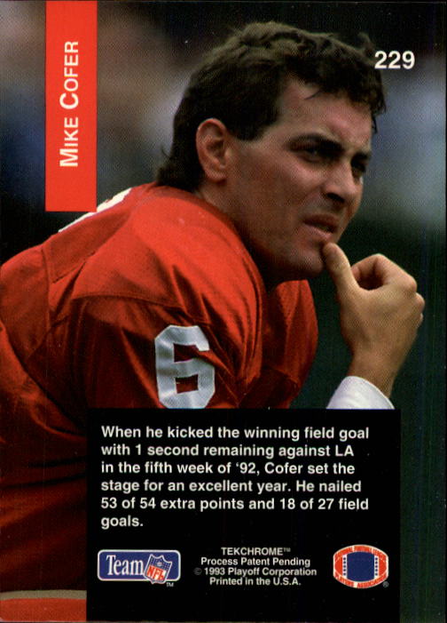 A6486- 1993 Playoff Football #s 201-315 + Inserts -You Pick- 15+ FREE US SHIP - Picture 47 of 243