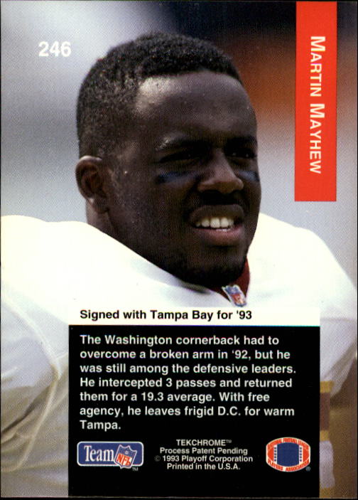 A6486- 1993 Playoff Football #s 201-315 + Inserts -You Pick- 15+ FREE US SHIP - Picture 81 of 243