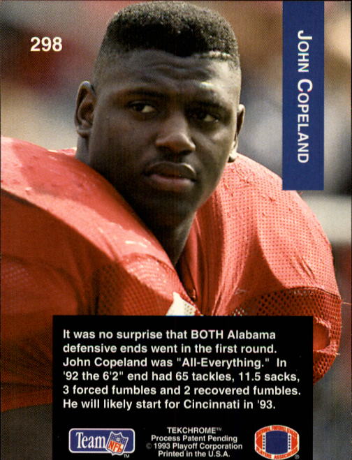 A6486- 1993 Playoff Football #s 201-315 + Inserts -You Pick- 15+ FREE US SHIP - Picture 185 of 243