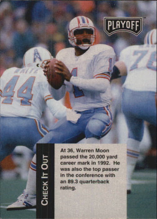 1990 Fleer #133 Warren Moon Oilers