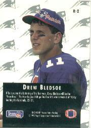 1993 Playoff Rookie Roundup Redemption #R2 Drew Bledsoe back image