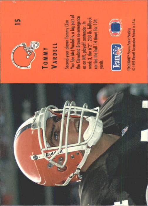 1993 Playoff Contenders #15 Tommy Vardell back image