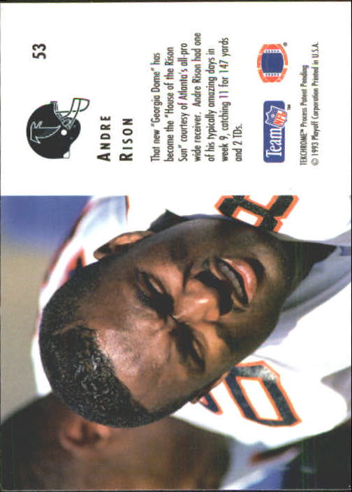 1993 Playoff Contenders #53 Andre Rison back image