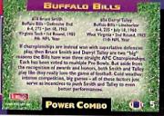 1993 Power Combos #5 Bruce Smith/Darryl Talley back image