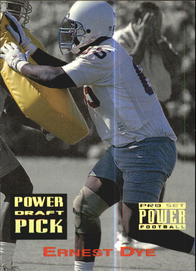 1993 Power Draft Picks Gold #PDP11 Ernest Dye
