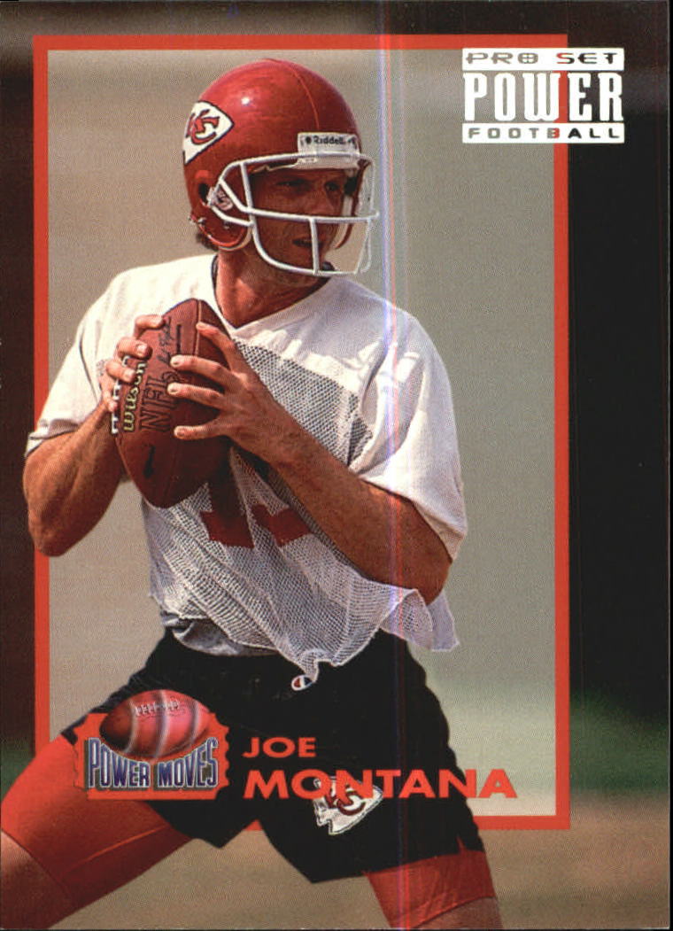 1993 Power Moves #PM10 Joe Montana