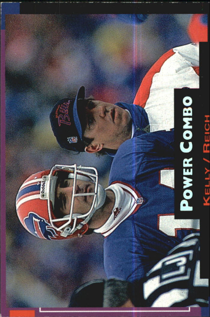 1993 Power Update Combos #PC3 Jim Kelly/Frank Reich