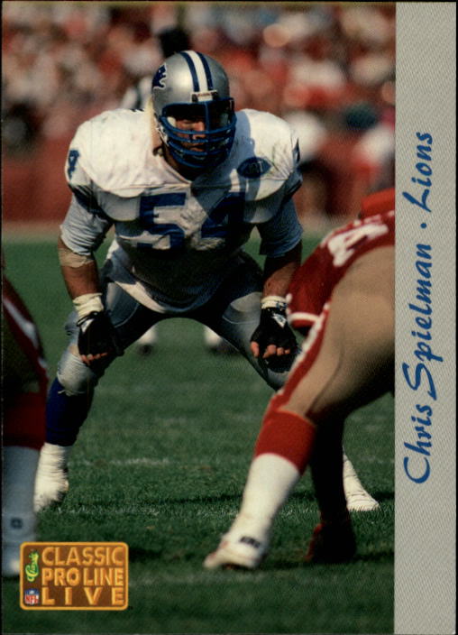 1993 Pro Line Live #82 Chris Spielman