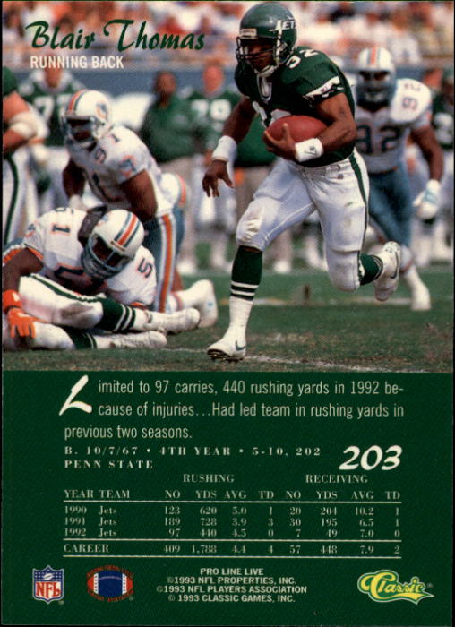 B2068- 1993 Pro Line Live FB #s 201-285 +Inserts -You Pick- 15+ FREE US SHIP - Picture 7 of 183