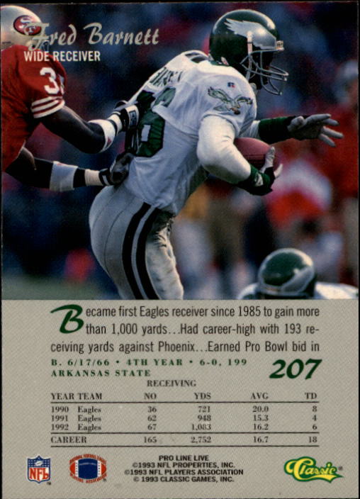 B2068- 1993 Pro Line Live FB #s 201-285 +Inserts -You Pick- 15+ FREE US SHIP - Picture 15 of 183