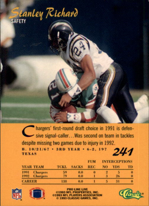 B2068- 1993 Pro Line Live FB #s 201-285 +Inserts -You Pick- 15+ FREE US SHIP - Picture 83 of 183