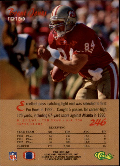 B2068- 1993 Pro Line Live FB #s 201-285 +Inserts -You Pick- 15+ FREE US SHIP - Picture 93 of 183