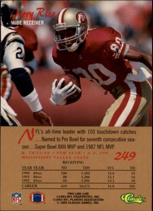 B2068- 1993 Pro Line Live FB #s 201-285 +Inserts -You Pick- 15+ FREE US SHIP - Picture 99 of 183