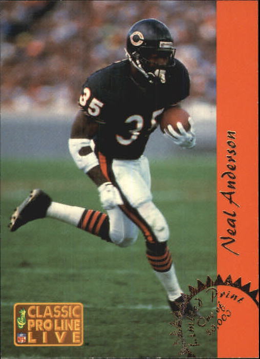1993 Pro Line Live Football "Insert" Cards - Picture 26 of 39