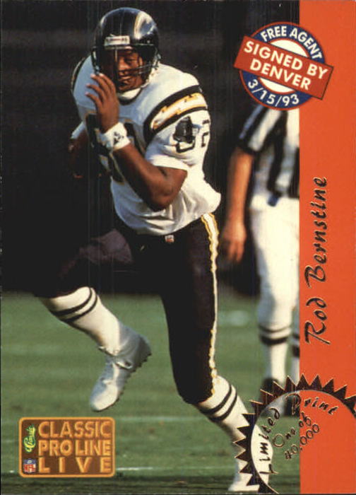 1993 Pro Line Live Football "Insert" Cards - Picture 30 of 39
