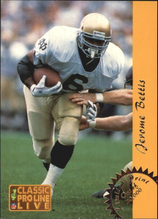 1993 Pro Line Live Football "Insert" Cards - Picture 32 of 39