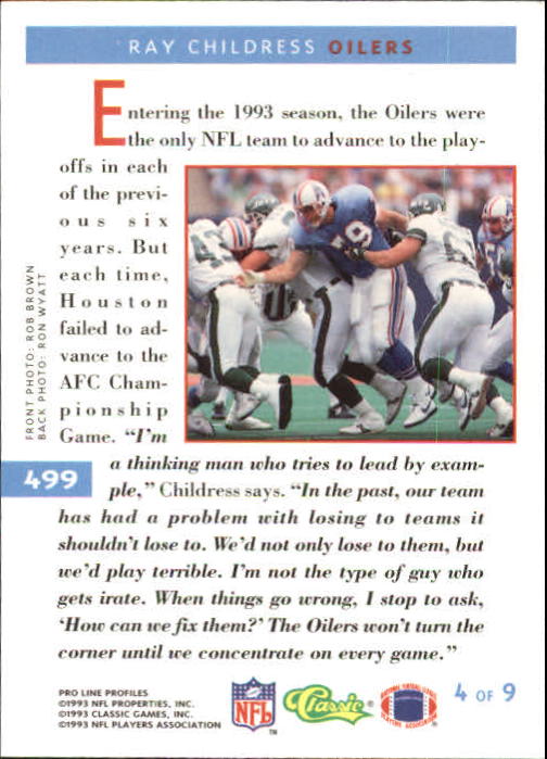 B3108- 1993 Pro Line Profiles Football #s 496-612 -You Pick- 15+ FREE US SHIP - Picture 9 of 165