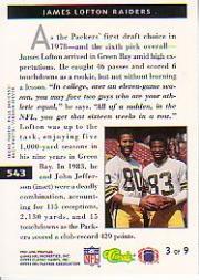 B3108- 1993 Pro Line Profiles Football #s 496-612 -You Pick- 15+ FREE US SHIP - Picture 77 of 165