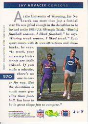 B3108- 1993 Pro Line Profiles Football #s 496-612 -You Pick- 15+ FREE US SHIP - Picture 113 of 165