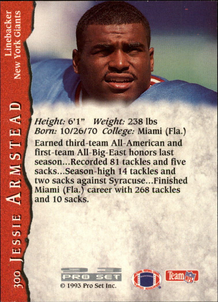 Jessie Armstead Career Highlights 