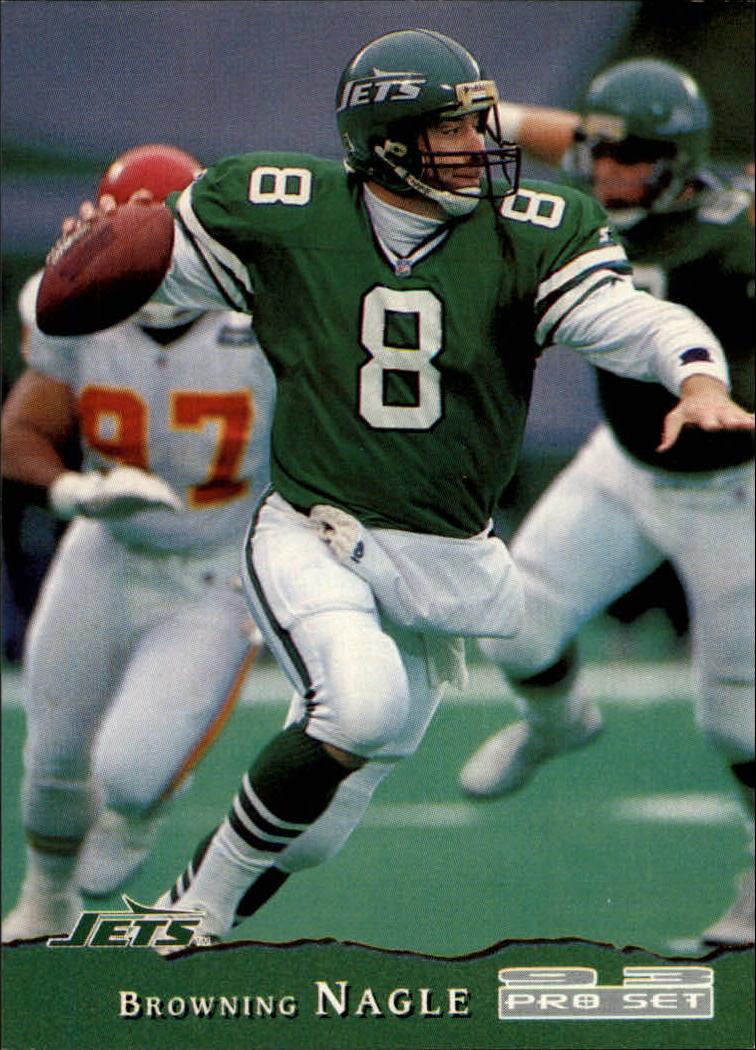 : Football NFL 1993 SP #197 Browning Nagle NY Jets