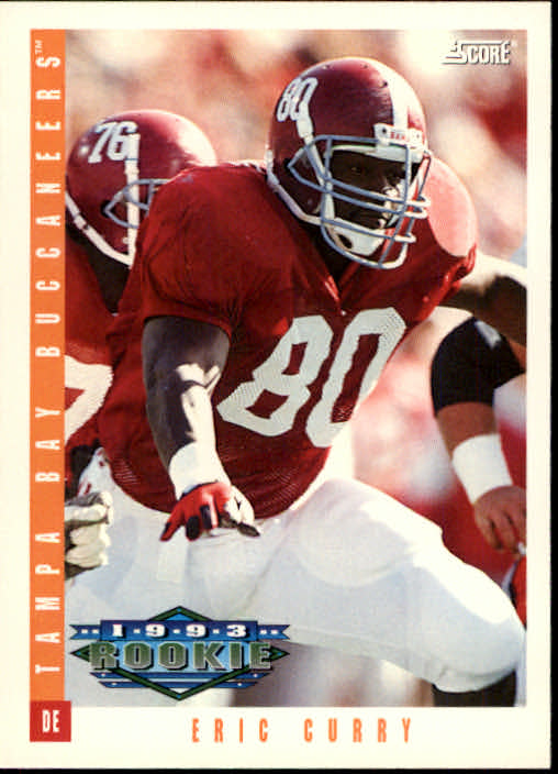 1993 Score #310 Eric Curry RC