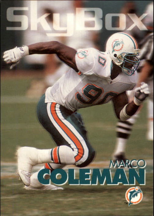 1993 SkyBox Impact #179 Marco Coleman