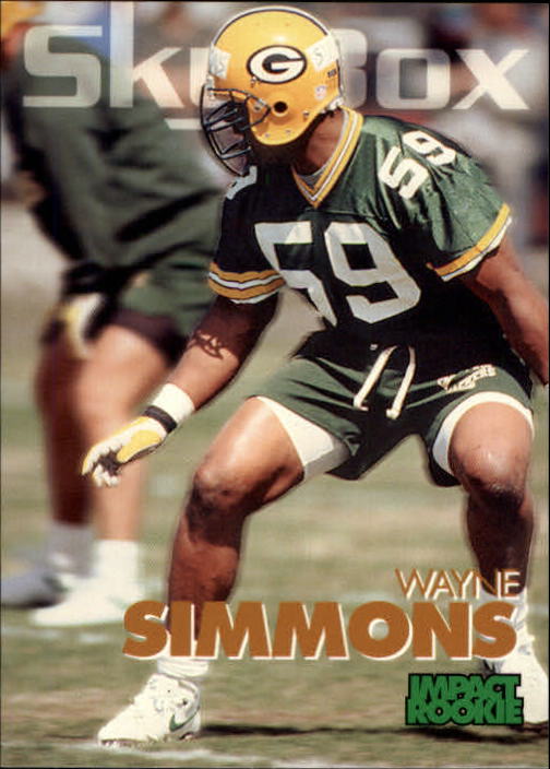 1993 Skybox Impact Football "Main Set" Base Cards #201 to #400 - Picture 350 of 399