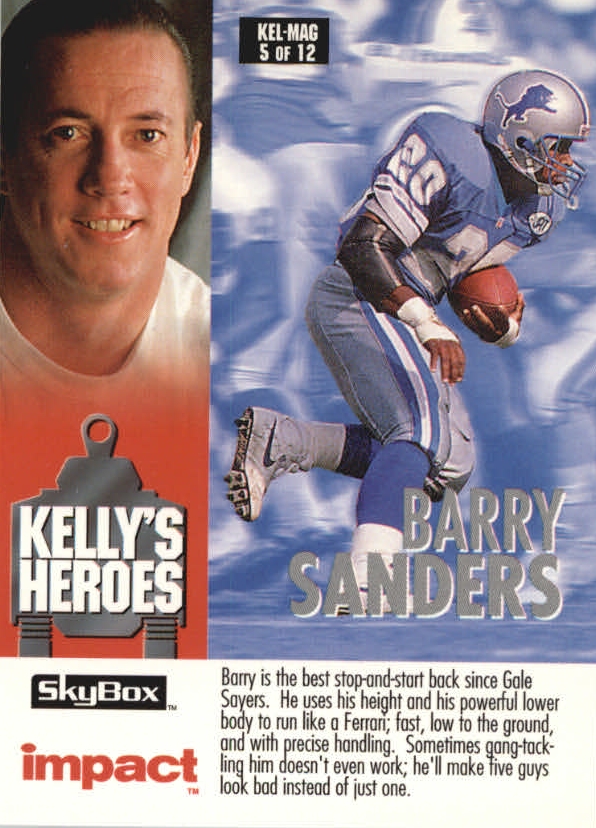 1993 Skybox Impact Football "Insert and Promo" Cards - Picture 9 of 27