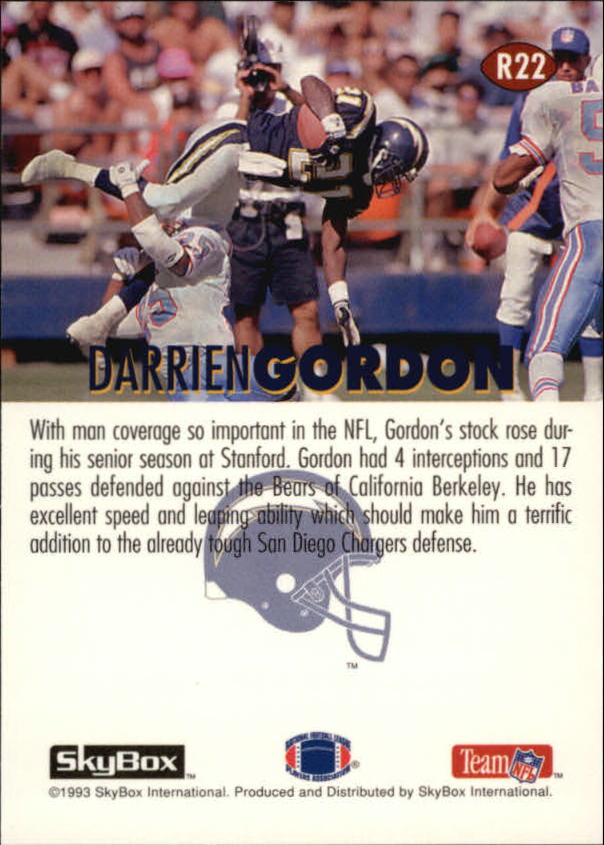 1993 Skybox Impact Football "Insert and Promo" Cards - Picture 27 of 27